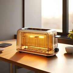 The modern technological toaster of the future