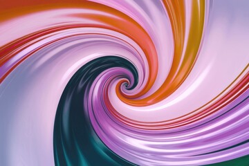 Poster - Abstract swirling vortex of vibrant colors, creating a mesmerizing and dynamic visual effect.