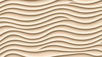 Poster - Mesmerizing Fluid Waves of Sculptural Abstract Lines and Curves for Elegant Digital Backgrounds and Designs