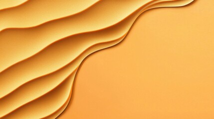 Poster - Mesmerizing Abstract Orange Wave Texture Pattern Background