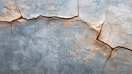 Cracked Weathered Concrete Texture with Rough Grunge Abstract Background