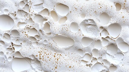 Poster - Mesmerizing Organic Texture with Granular Cellular Pattern in Soft Monochrome Tones
