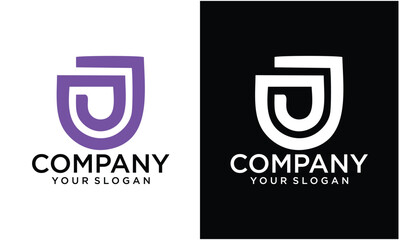 Poster - Creative DD initial letter logo design template vector
