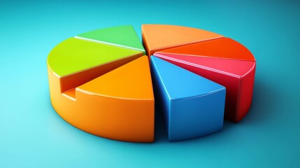 Fototapete - A sophisticated multi-layered financial graph illustrating complex data relationships, with smooth curves and a polished finish, conveying depth in business analysis.