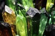 © Mykola - Stacked Kryptonite Crystals in Bright Green Colors, Mass of Glowing Black and Green Kryptonite