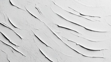 Poster - Textured Abstract Geometric Shapes in Monochrome Minimalist Background