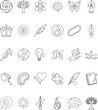 © Bappaditya Roy - Creative Ideas Icons Nature, Science, Art, and Imagination Symbols