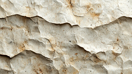 Poster - Crumpled textured paper background with natural grain and subtle stains evokes rustic feel. Perfect for eco friendly designs and artistic projects