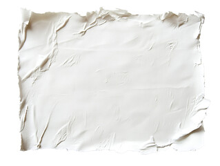 Canvas Print - white textured paper on a plain background