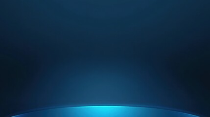 Poster - Abstract blue background with soft gradient light effect