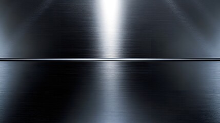 Poster - Brushed Metal Texture Dark Gray Background