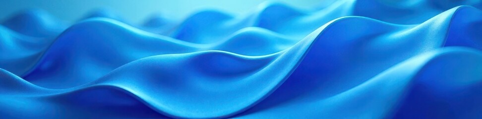 Wall Mural - Fluid, translucent blue shapes, blurred edges , translucent, airy