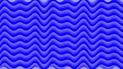 Wall Mural - abstract blue wavy lines move loop background. blue smooth lines animation