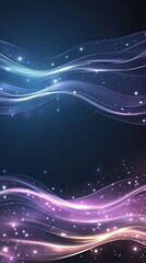 Poster - Colorful light streaks and neon lines create a vibrant abstract design, perfect for high-speed digital projects or wallpapers