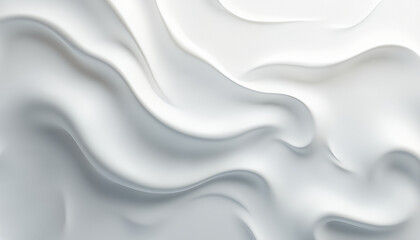 Poster - Abstract Wavy Patterns of Smooth Surface with Soft Melting Texture and Feelings of Calmness