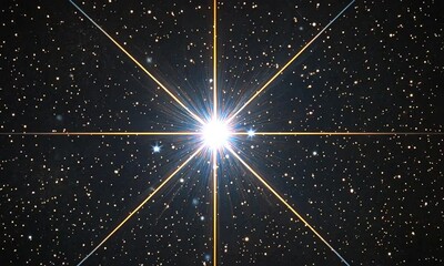 Wall Mural - A stunning image of stars captured in space, showcasing their brilliance and beauty.