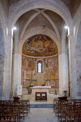 Chiesa di Santa Maria di Ronzano. Castel Castagna, Teramo, Abruzzo, Italy, Europe.