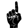 © niloy - Hand Gestures Icon silhouette vector.