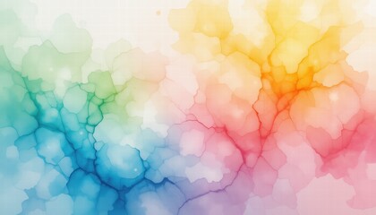 Fototapete - A vivid explosion of colorful powder forms a captivating background, radiating energy and creativity.