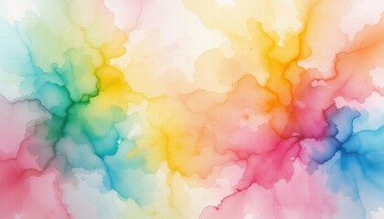 Fototapete - A vivid explosion of colorful powder forms a captivating background, radiating energy and creativity.