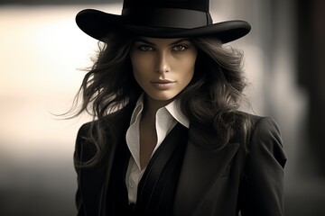 Poster - Exploring shades  enhance depth and volume in your image with black and white hues