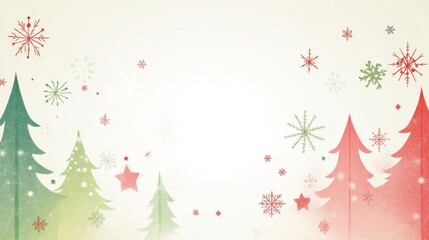 Wall Mural - christmas abstract background. featuring soft greens, reds, and whites. highlighting holiday cheer, 