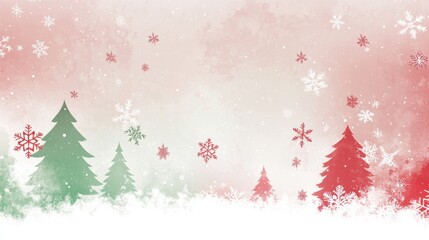 Wall Mural - christmas abstract background. featuring soft reds, greens, and golds. highlighting joy, warmth, and