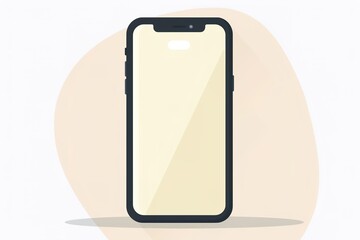 Poster - Modern smartphone with blank screen, ready for your app or design mockup.