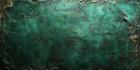 Textured turquoise wall with aged and weathered surface exhibiting unique patterns and color variations enhancing artistic appeal