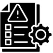 © sahila - Risk Management Glyph Vector Icon Productivity
