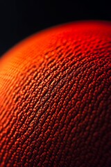 Poster - Close-up of textured, red, spherical surface.