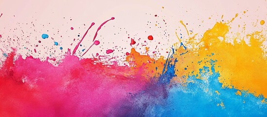 Wall Mural - Vibrant Color Explosion: An Abstract Masterpiece