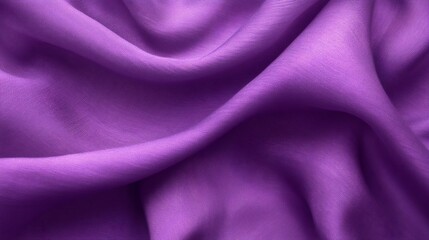 Leinwandbilder - Abstract purple fabric texture with soft waves and folds.