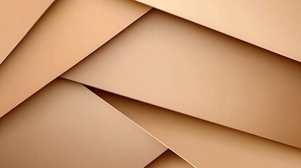 Poster - abstract beige geometric shapes design background