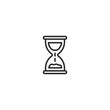 © Horizen - Minimalist hourglass icon representing time and simplicity