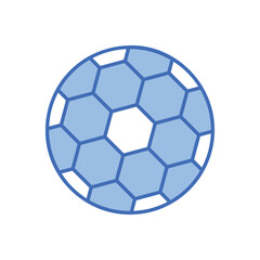 Canvas Print - Football vector icon