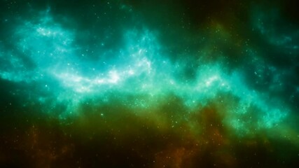 Wall Mural - Background with abstract colorful space. Colorful Cosmos Nebula Gas. Colorful Starry Space Galaxy Animation.