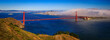 © SvetlanaSF - Panorama of the Golden Gate bridge and San Francisco skyline