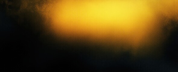 Aufkleber - Abstract Gradient Background with Black and Yellow Luminous Texture for Dynamic Poster and Banner Design