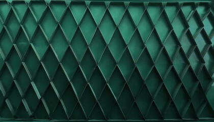 Poster - Intricate Geometric Green Triangular Glass Tile Pattern for Modern Interior Design, Architectural Accents, and Decorative Surfaces