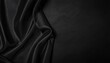 © Arthur - Luxurious Black Satin Fabric with Smooth Texture and Elegant Draping for Fashion, Home Decor, and Photography Backgrounds