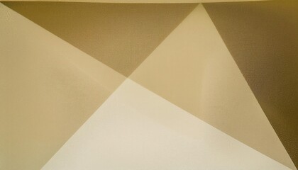 Poster - Abstract Geometric Beige and Gold Overlapping Shapes Design for Minimalist Backgrounds, Modern Interiors, Branding, or Presentations