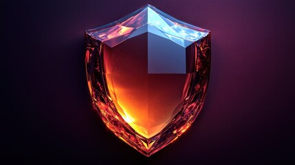 Poster - dynamic shield design digital art abstract environment futuristic viewpoint protection concept