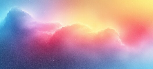 Aufkleber - Dreamy Abstract Pastel Background Soft Gradient Watercolor Light