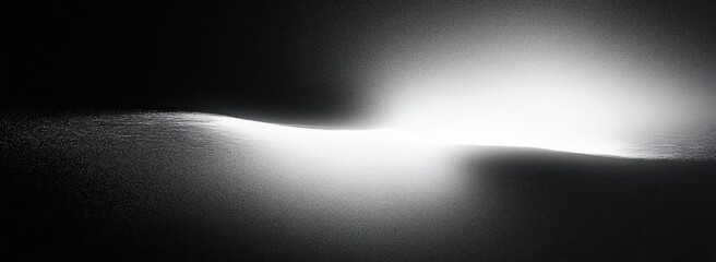 Poster - Black White Abstract Minimalist Background Gradient Texture Design for Poster Banner Header