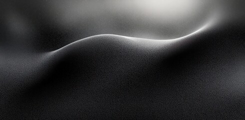 Poster - Monochrome Black Gray Gradient Background Noise Texture for Web Banner Header Poster Design