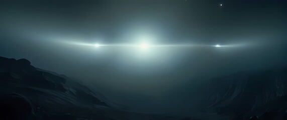 Wall Mural - portraying celestial bodies with creative expressions illustrating dynamic energy