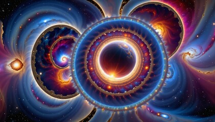 Wall Mural - Realms Beyond Reality's Threshold