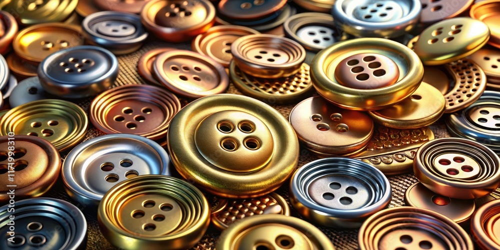 Rectangular Metal Buttons High-resolution metal button templates: industrial, shiny, circular ...