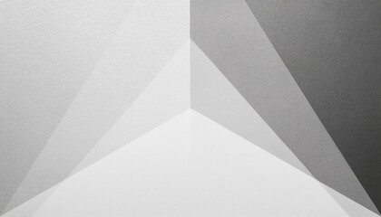 Poster - Abstract Geometric Composition Featuring Overlapping Transparent Layers in Gray and White Tones, Ideal for Minimalist Art Concepts